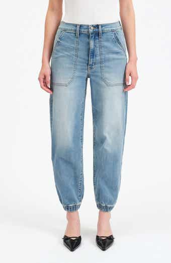 The Champ High Waist Denim Joggers
