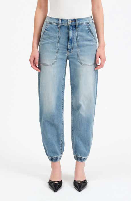 DAZE The Champ High Waist Denim Joggers