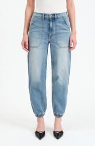 DAZE The Champ High Waist Denim Joggers