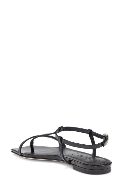 Aeyde Ella Leather Sandals In Black