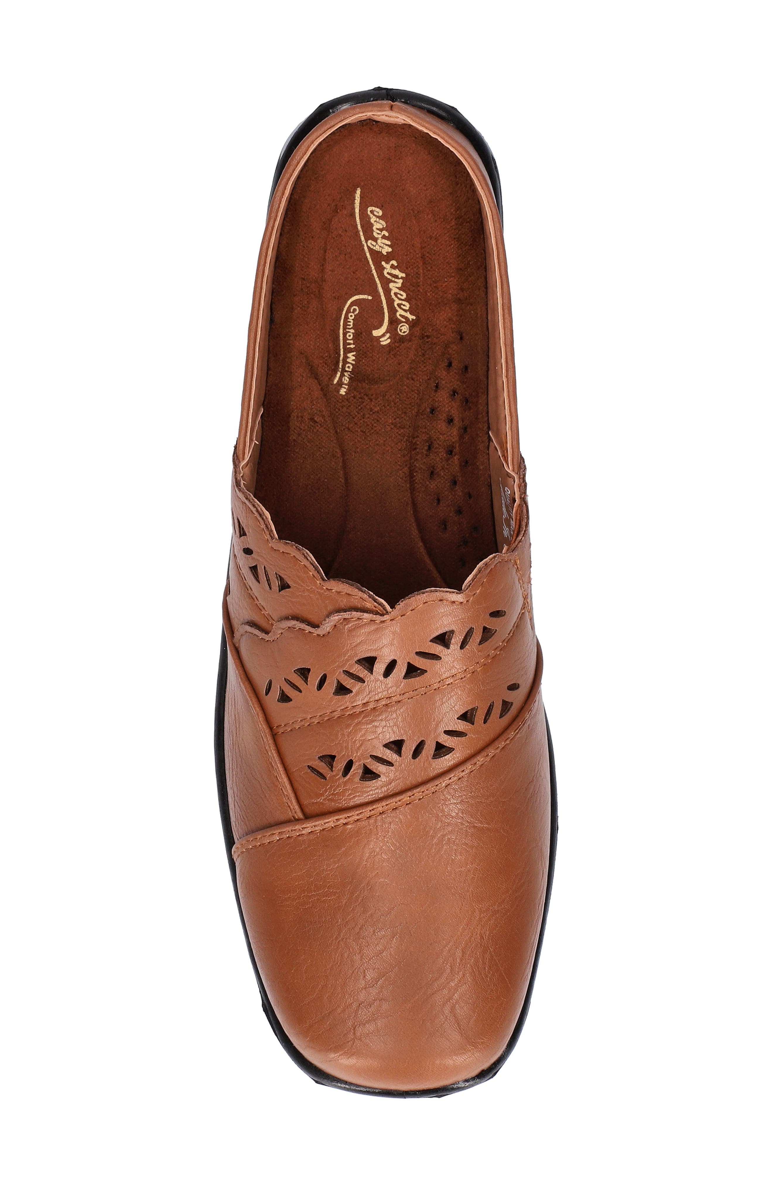 EASY STREET Forever Perforated Mule - Multiple Widths Available, Alternate, color, Tobacco