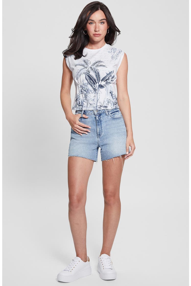 Tobacco Palms Graphic T-Shirt, Alternate, color, CREAM WHITE
