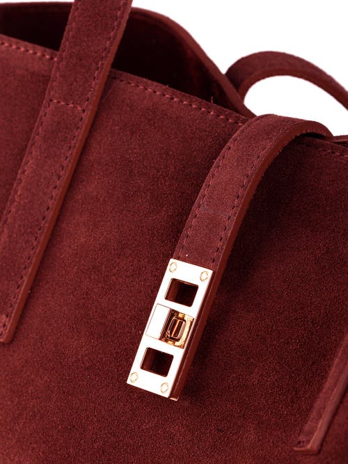 Teddy Blake Nina Suede 12" In Dark Red