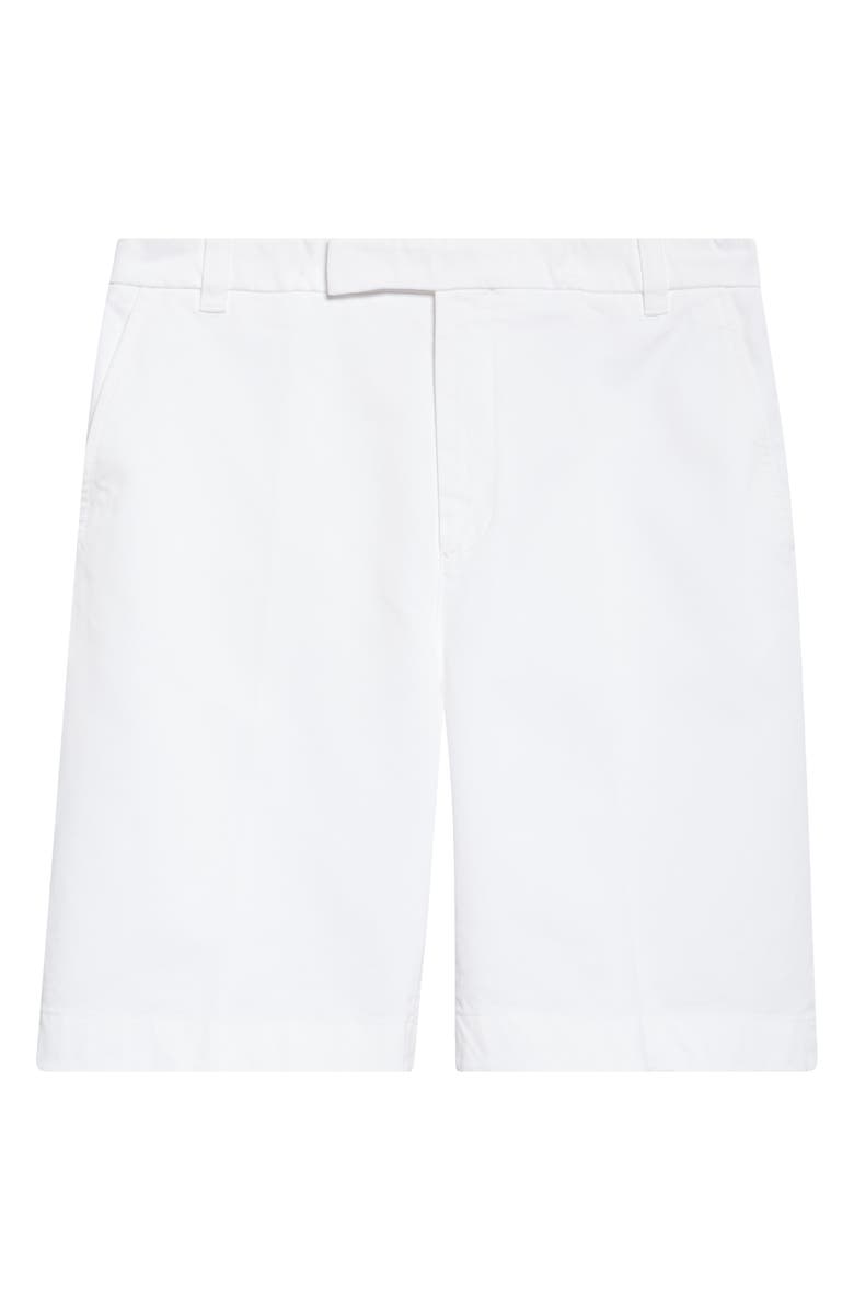 Thom Browne Typewriter Cloth Utility Chino Shorts, Main, color, White