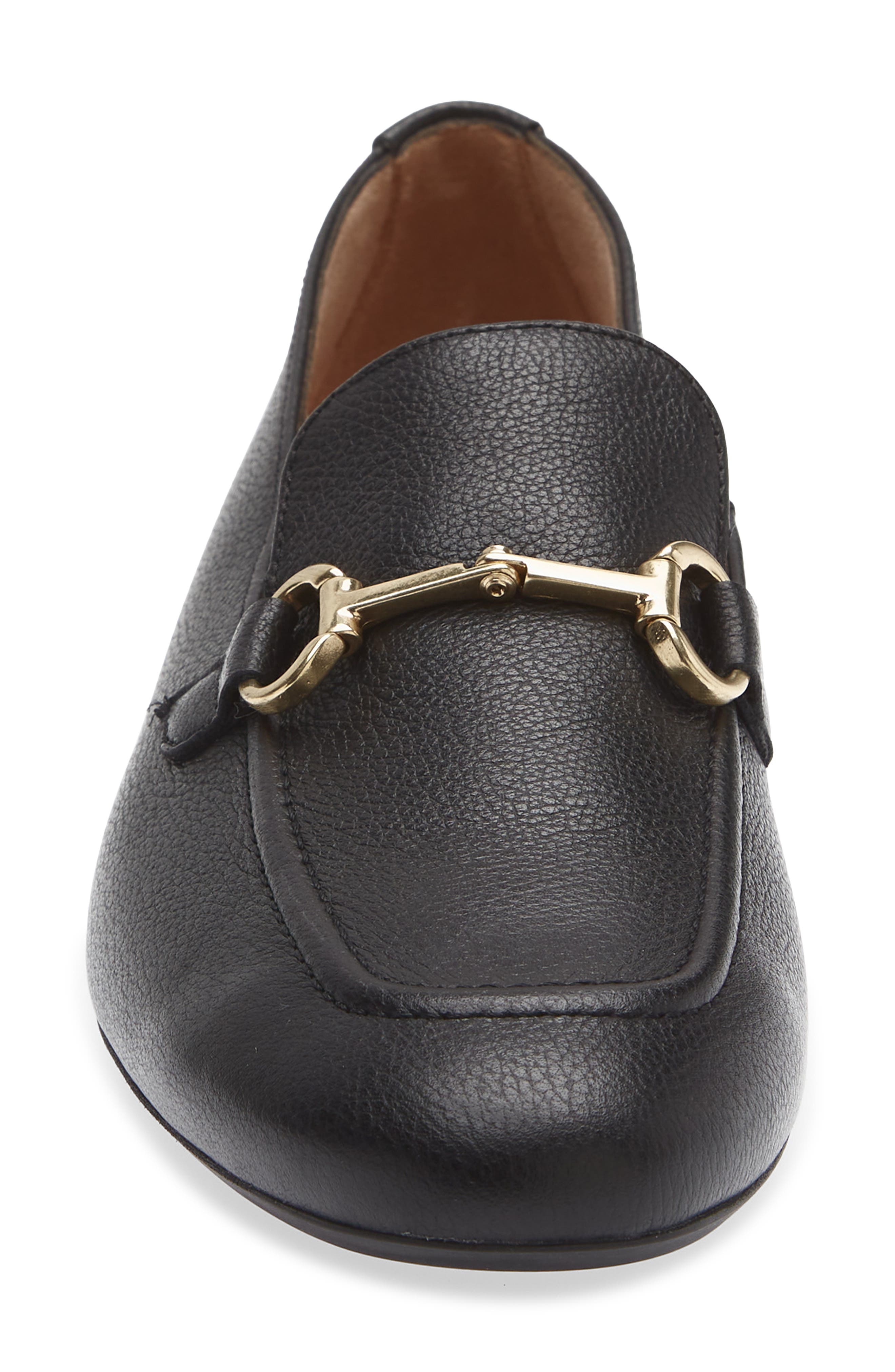 Faith Loafer, Alternate, color, BLACK LEATHER