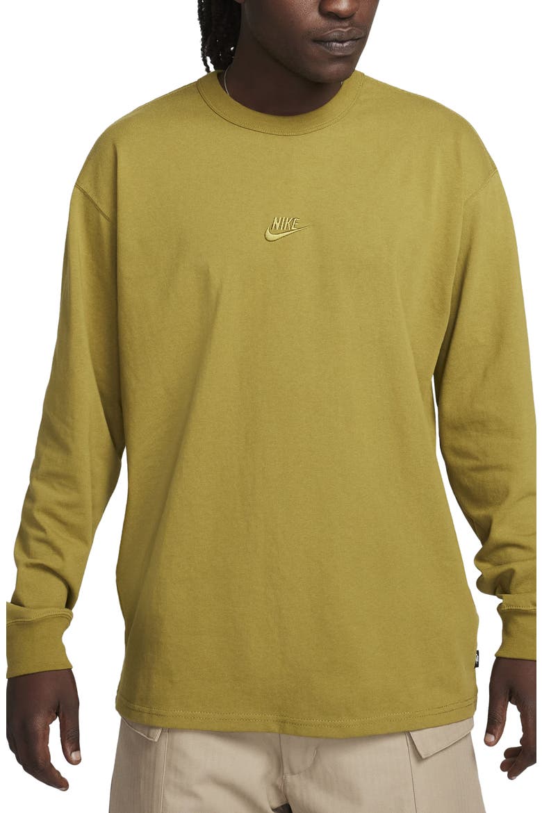 Sportswear Premium Essentials Long Sleeve T-Shirt, Main, color, PACIFIC MOSS