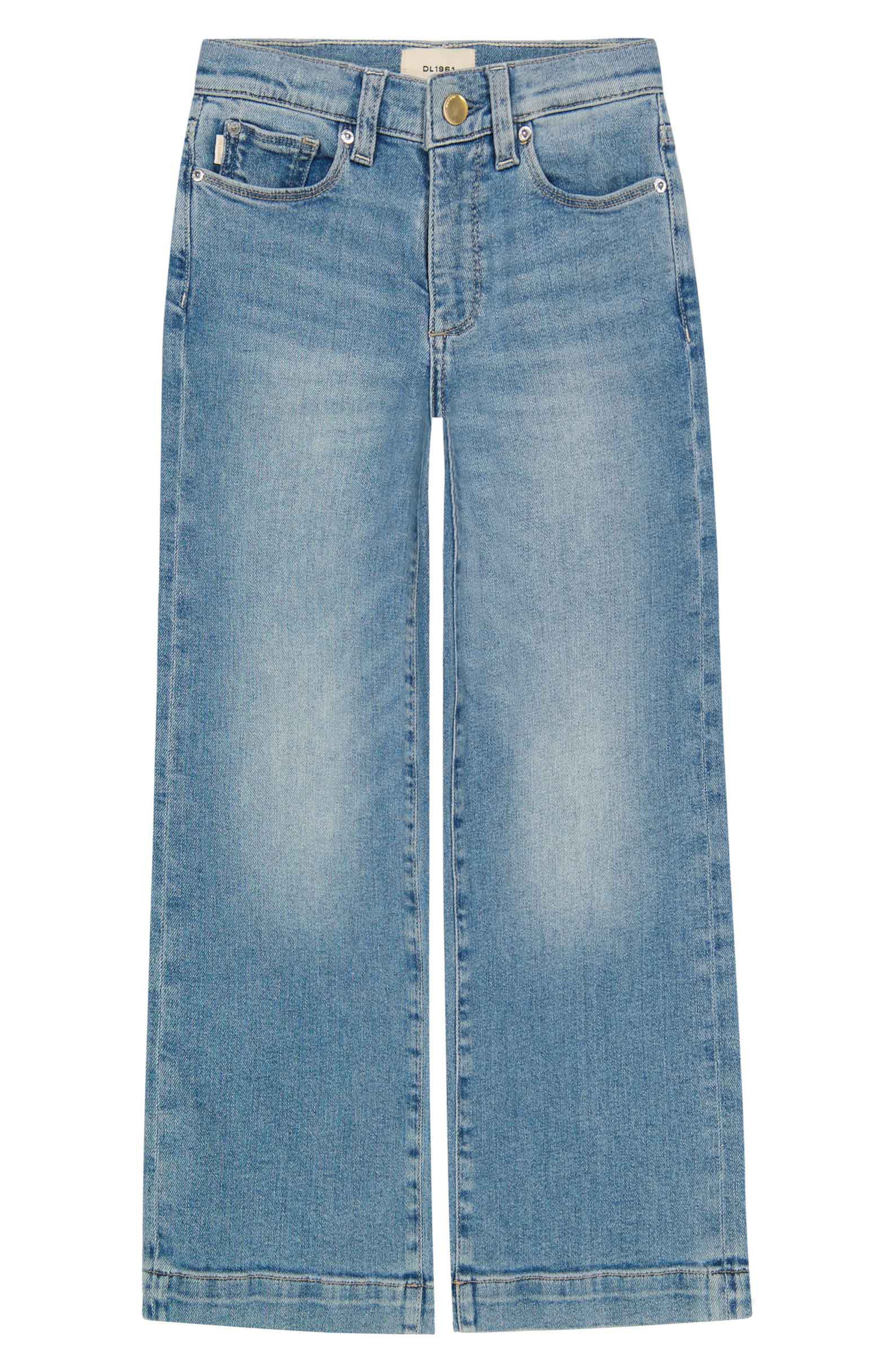 DL1961 Kids' Lily Wide Leg Jeans in Ravello 