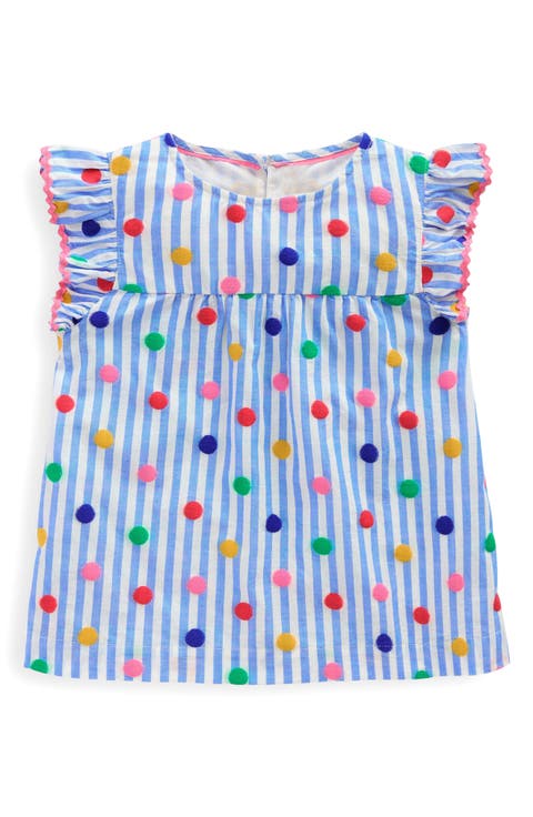 Kids' Juniper Stripe Polka Dot Cotton Top (Toddler, Little Kid & Big Kid)
