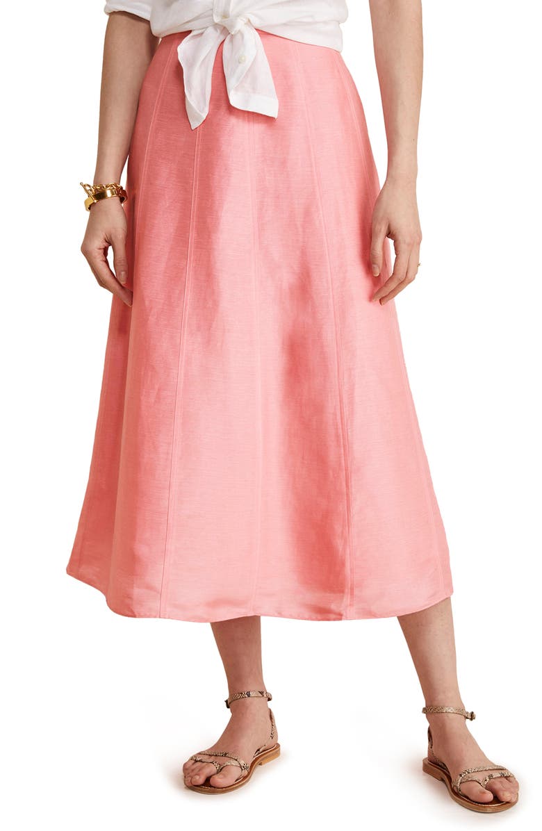 vineyard vines Paneled Midi Skirt, Main, color, 