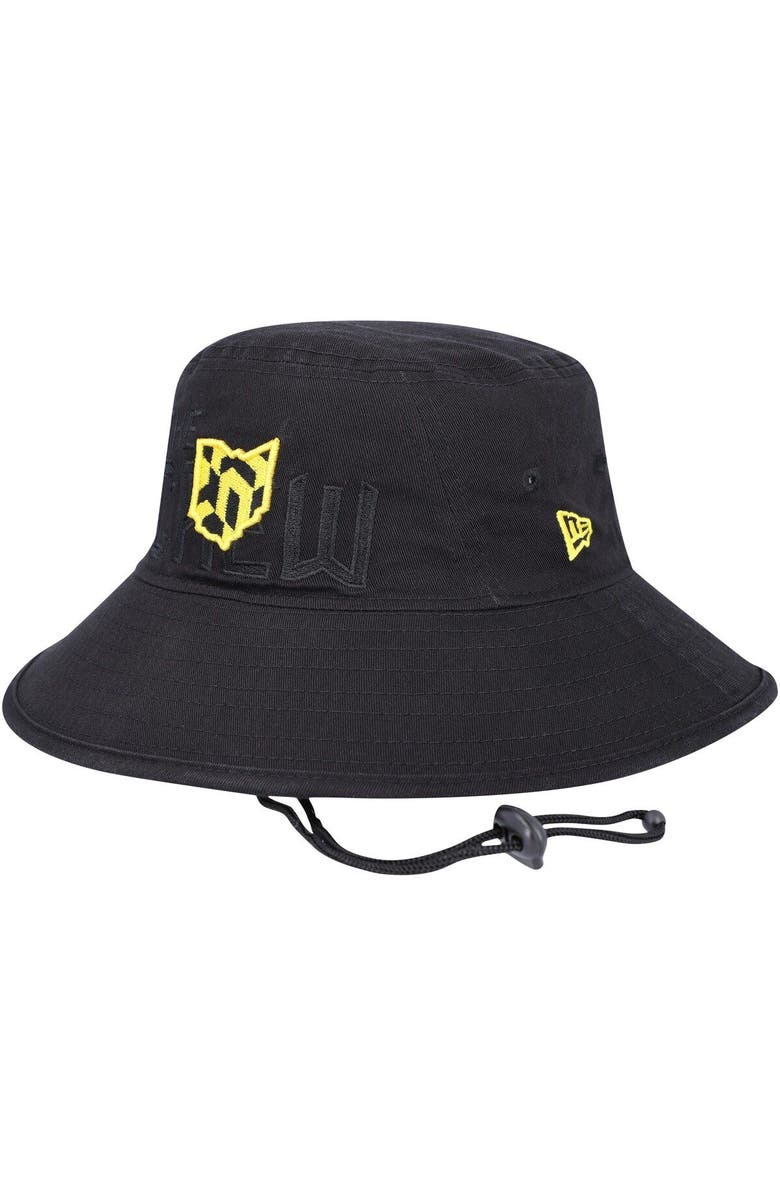 New Era Men's New Era Black Columbus Crew Kick Off Bucket Hat, Main, color,