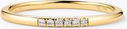 MEJURI Diamonds Line Ring
