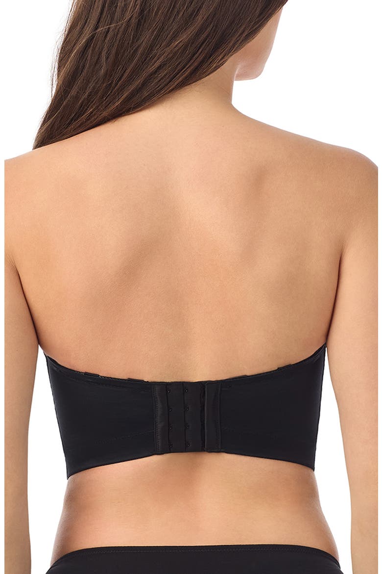 Lace Allure Underwire Bustier, Alternate, color, BLACK