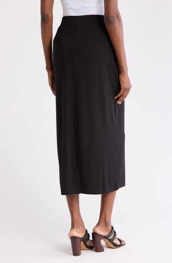 Pull-On Midi Skirt