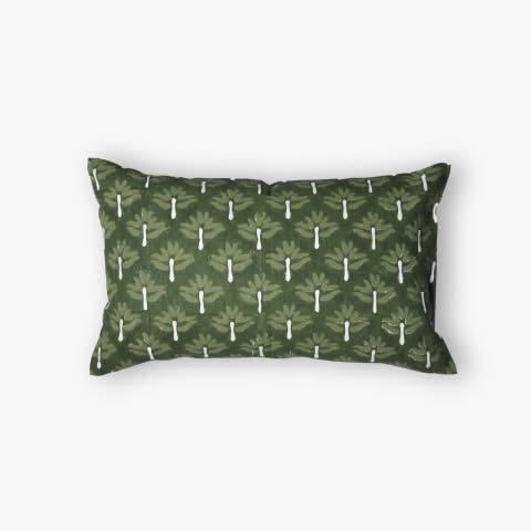 Zeenat Lumbar Throw Pillow Cover