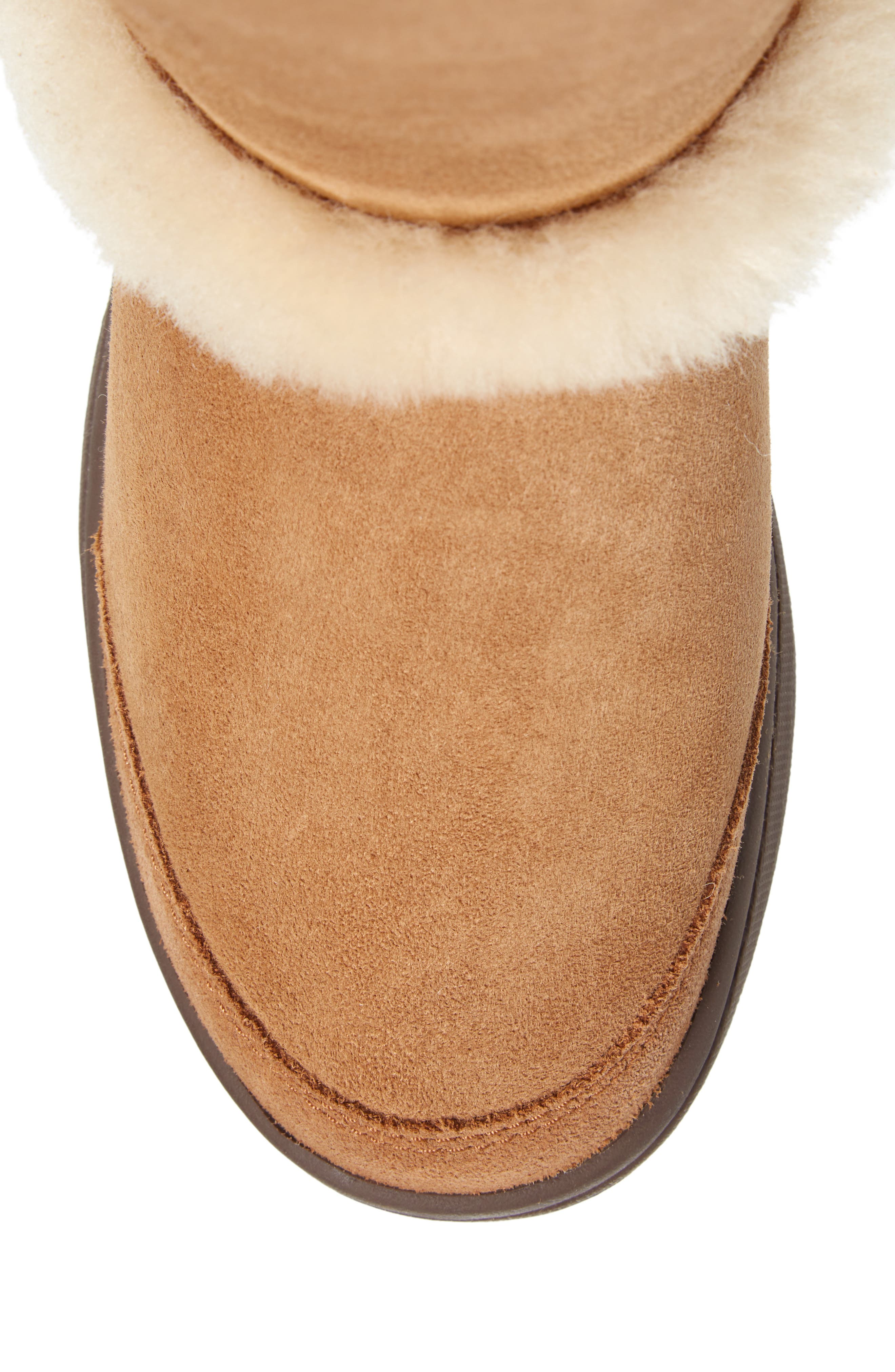Sunburst Genuine Shearling Tall Boot, Alternate, color, CHE