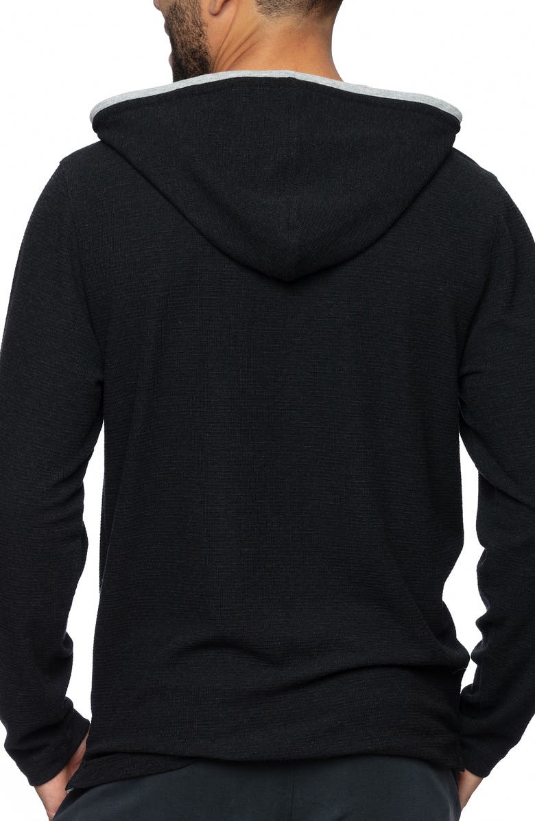 Fundamental Coast Herondo Stretch Hooded Henley, Alternate, color,