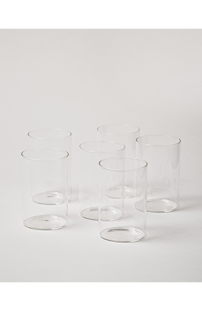 Farmhouse Pottery Nordstrom Silo Set of 6 Juice Glasses, Main, color, Clear