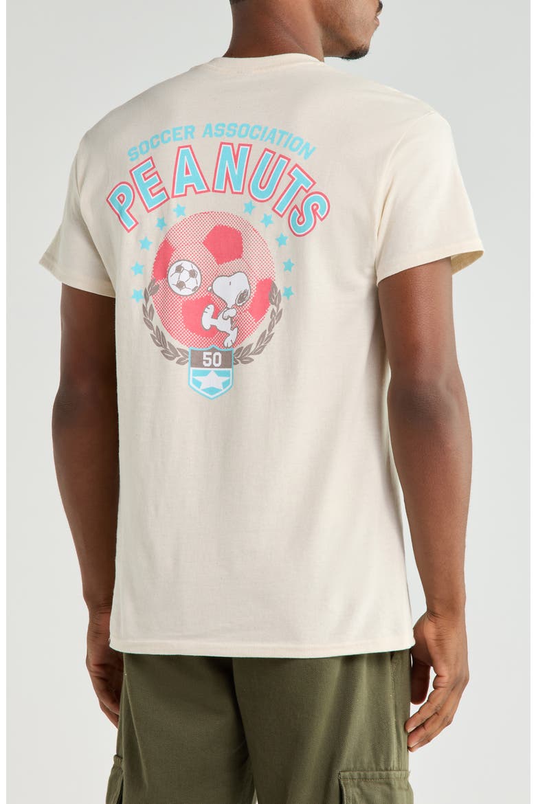 Peanuts® Soccer Graphic T-Shirt, Alternate, color, CREAM