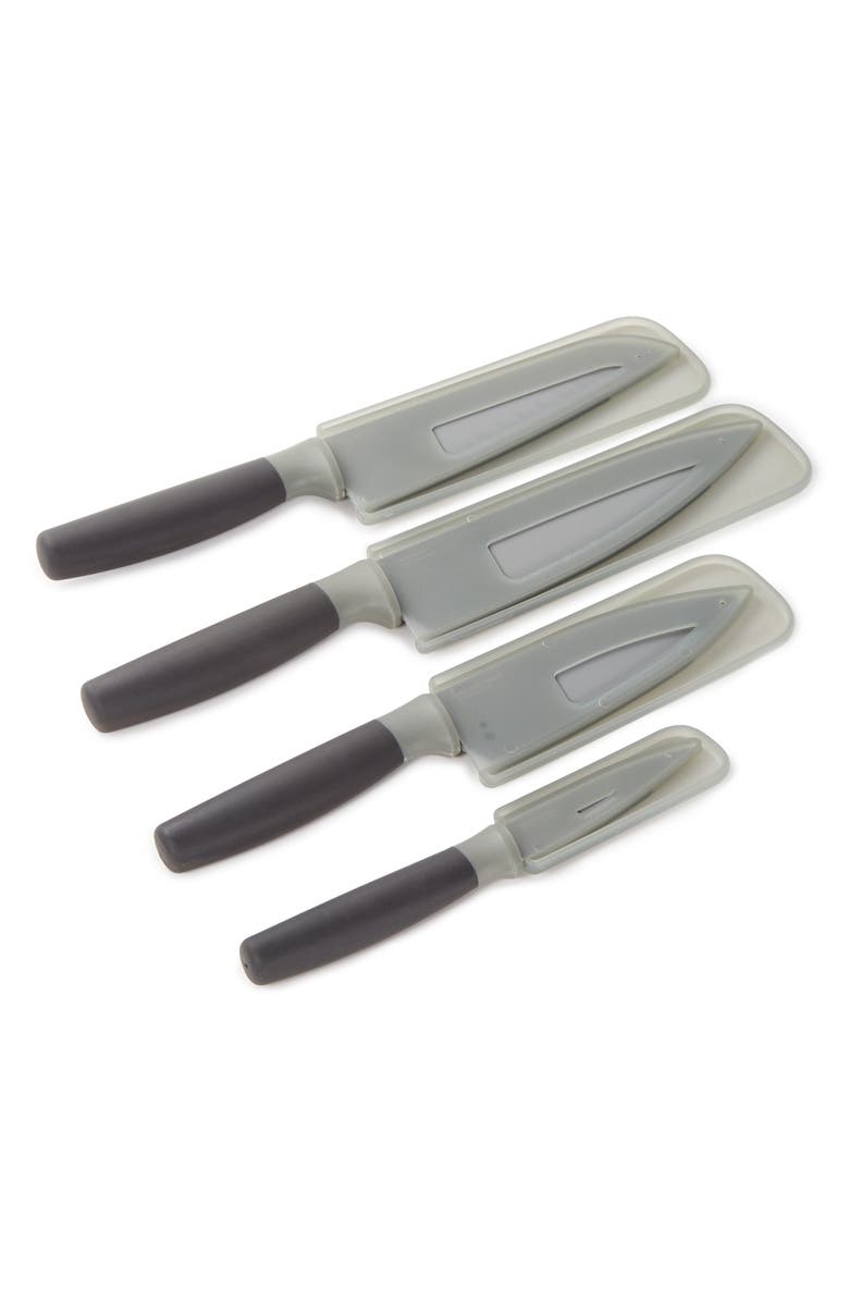 BergHOFF Four-Piece Leo Knife Set, Alternate, color, Gray