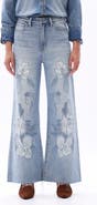 Bayeas Portland Embellished High Waist Wide Leg Jeans