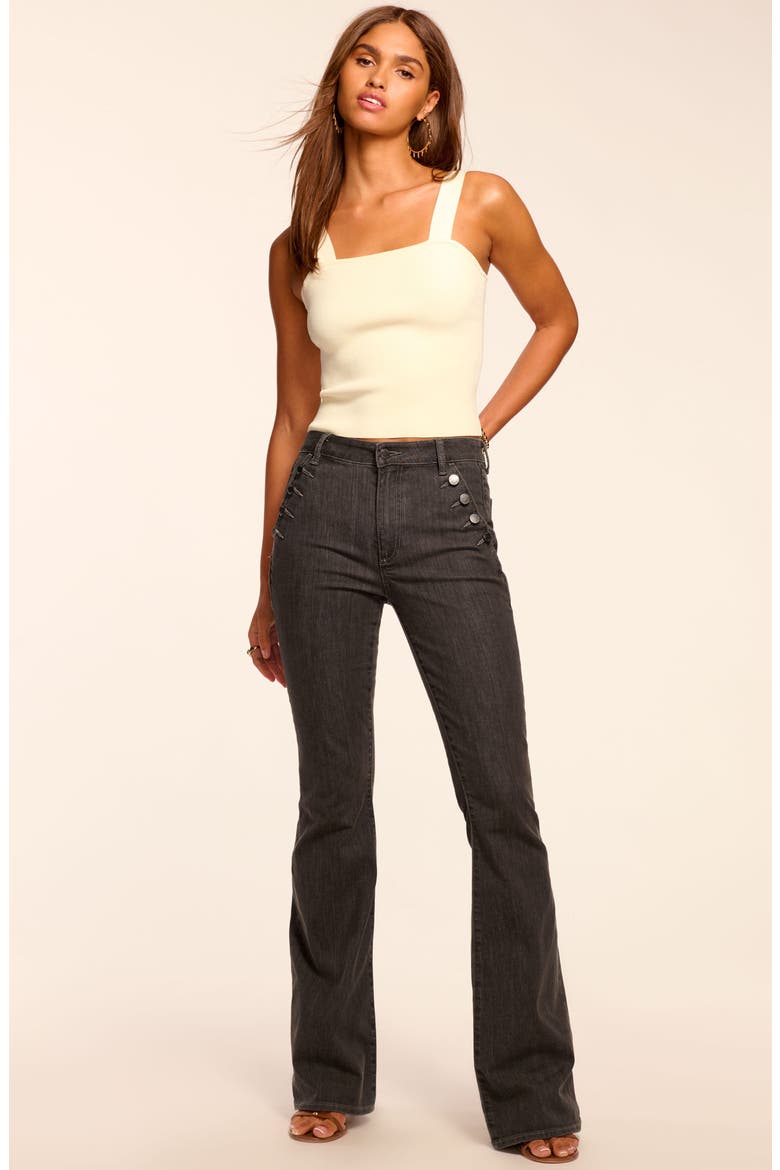 Helena Flare Jeans, Alternate, color, GREY WASH
