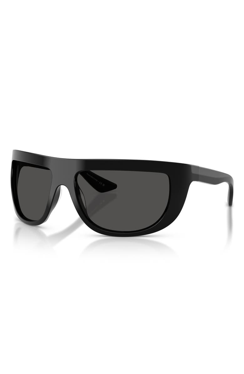 Oliver Peoples 65mm Khaite Irregular Sunglasses, Alternate, color, Black / Grey