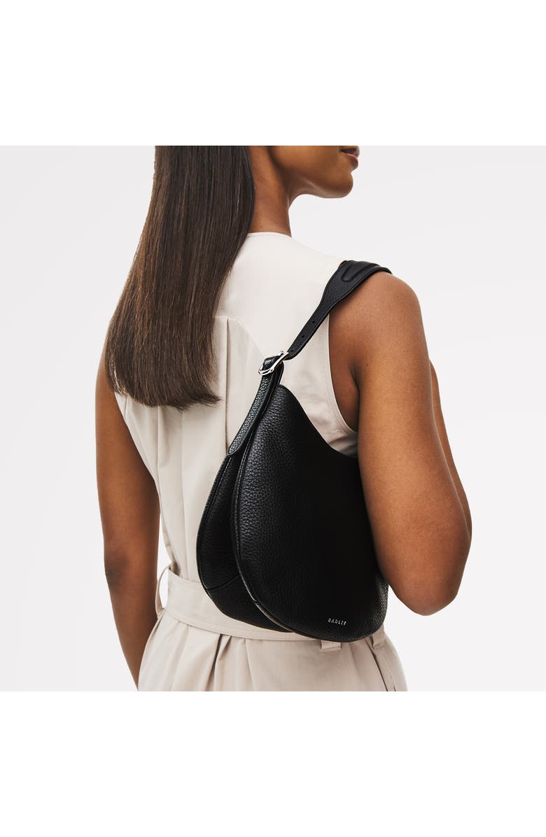 Radley Kensington Place Small Open Top Shoulder Bag, Alternate, color, Black