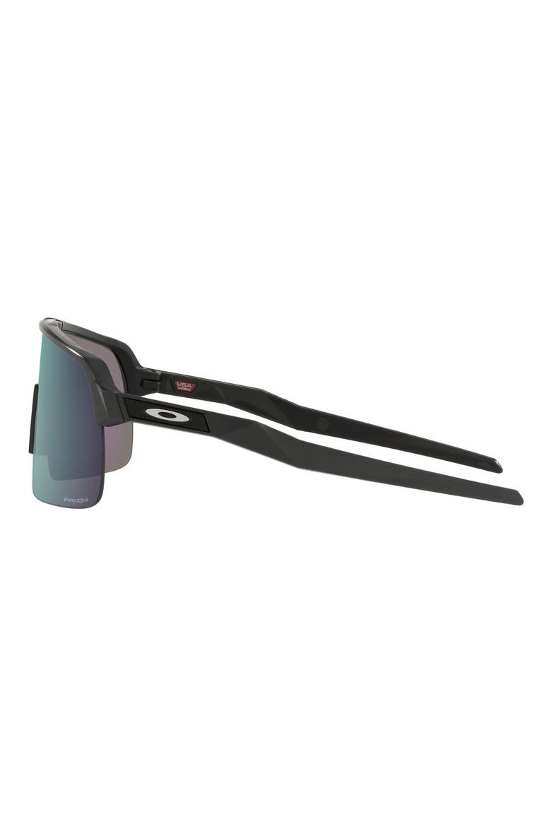 Shield Sunglasses, Alternate, color, MATTE CARBON/ PRIZM JADE