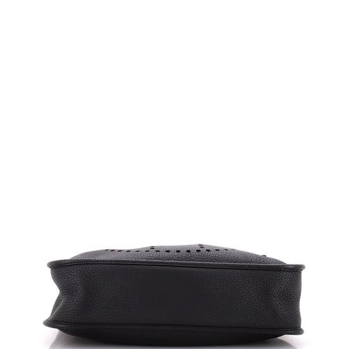 Pre-owned Hermes Hermes Evelyne Bag Gen Ii Clemence Gm In Black