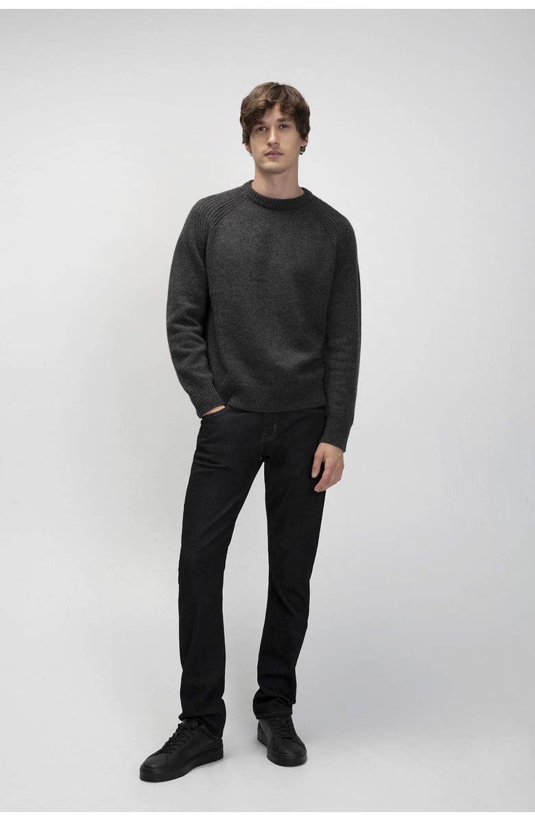NAKED CASHMERE Oaklyn Cashmere Crewneck Sweater, Main, color, Charcoal