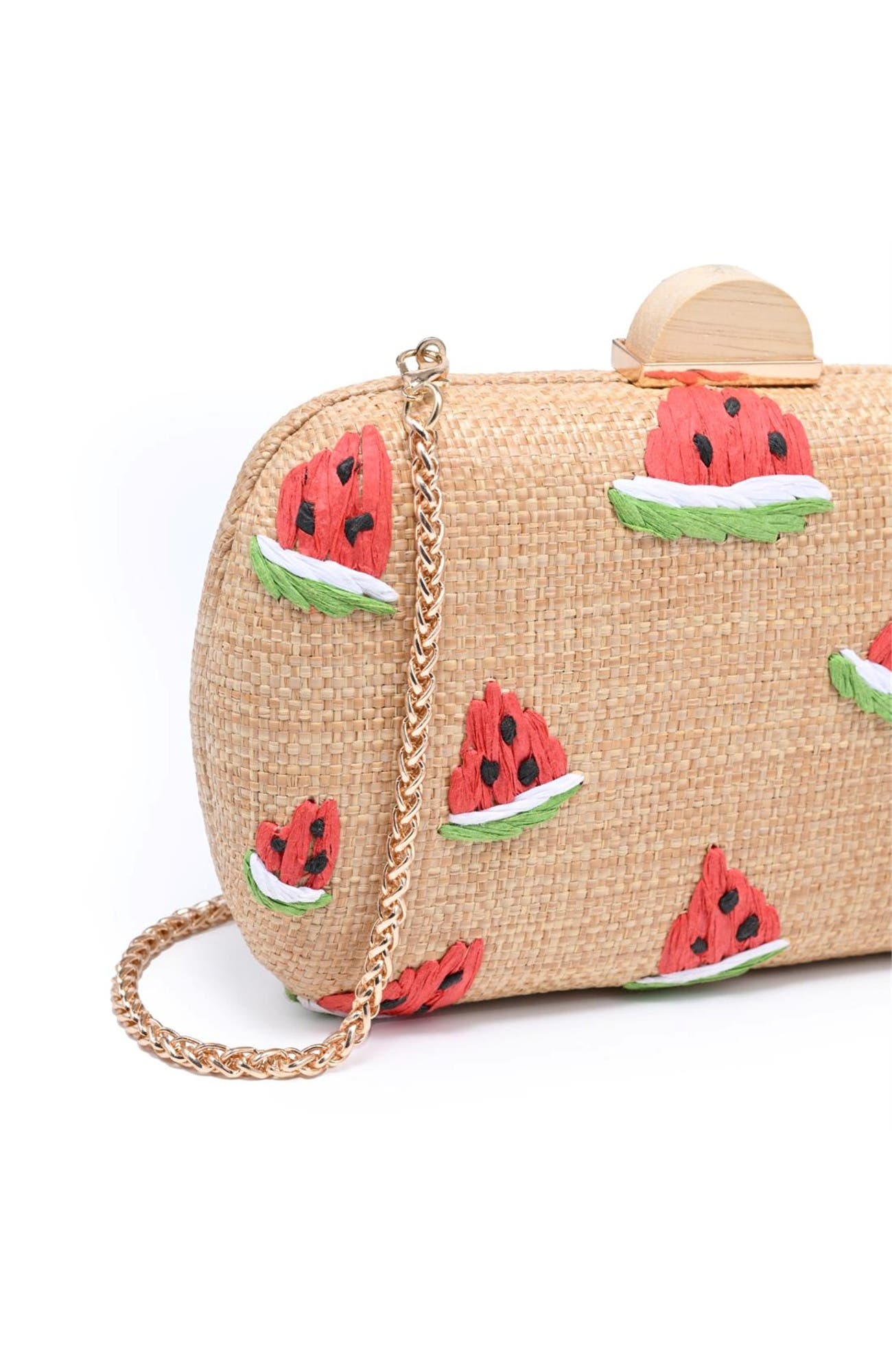 Pebbles Evening Bag, Alternate, color, Watermelon