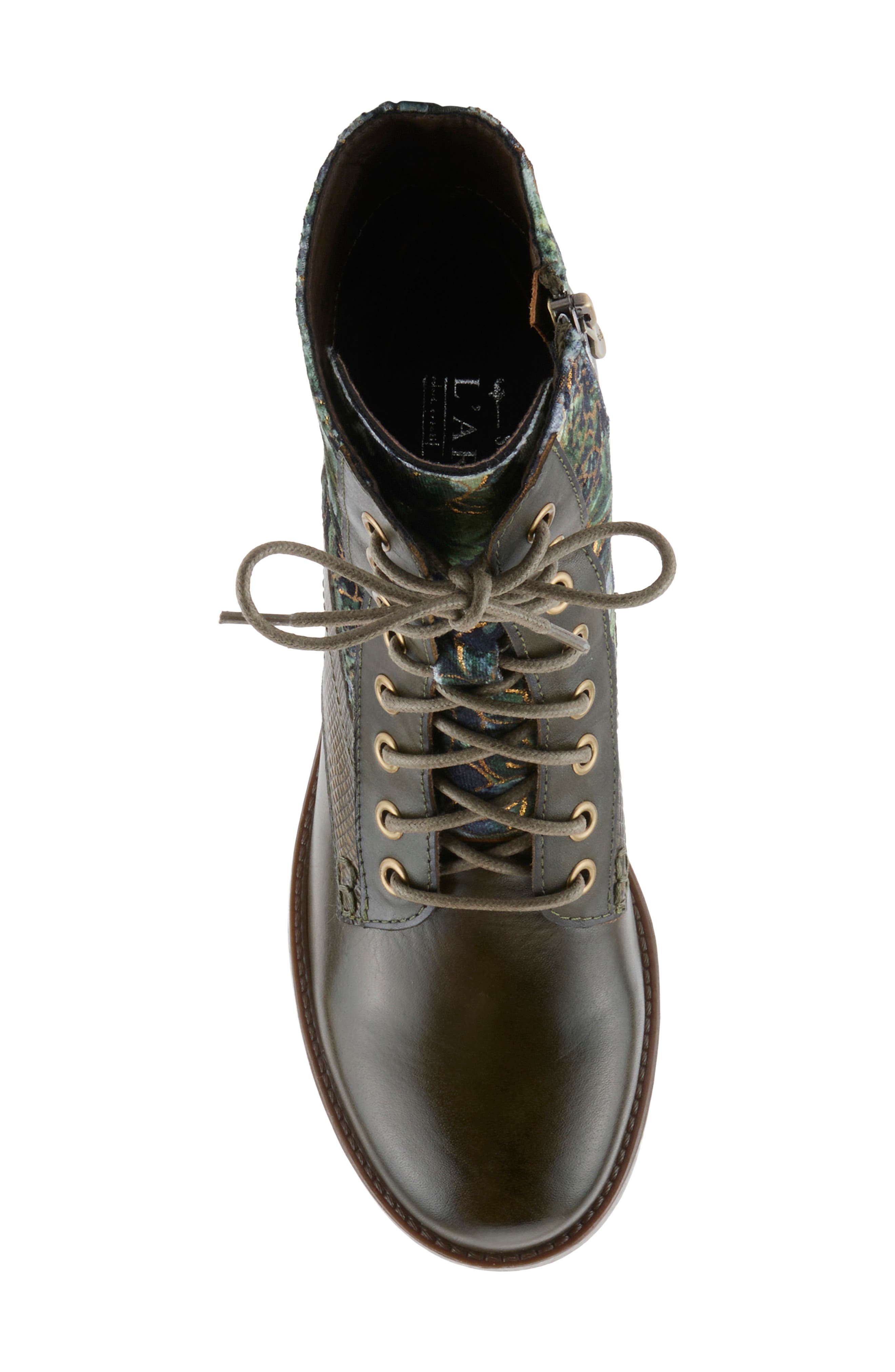 Marty-Flow Bootie, Alternate, color, OLIVE MULTI