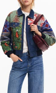Desigual Amsterdam Embroidered Denim Jacket