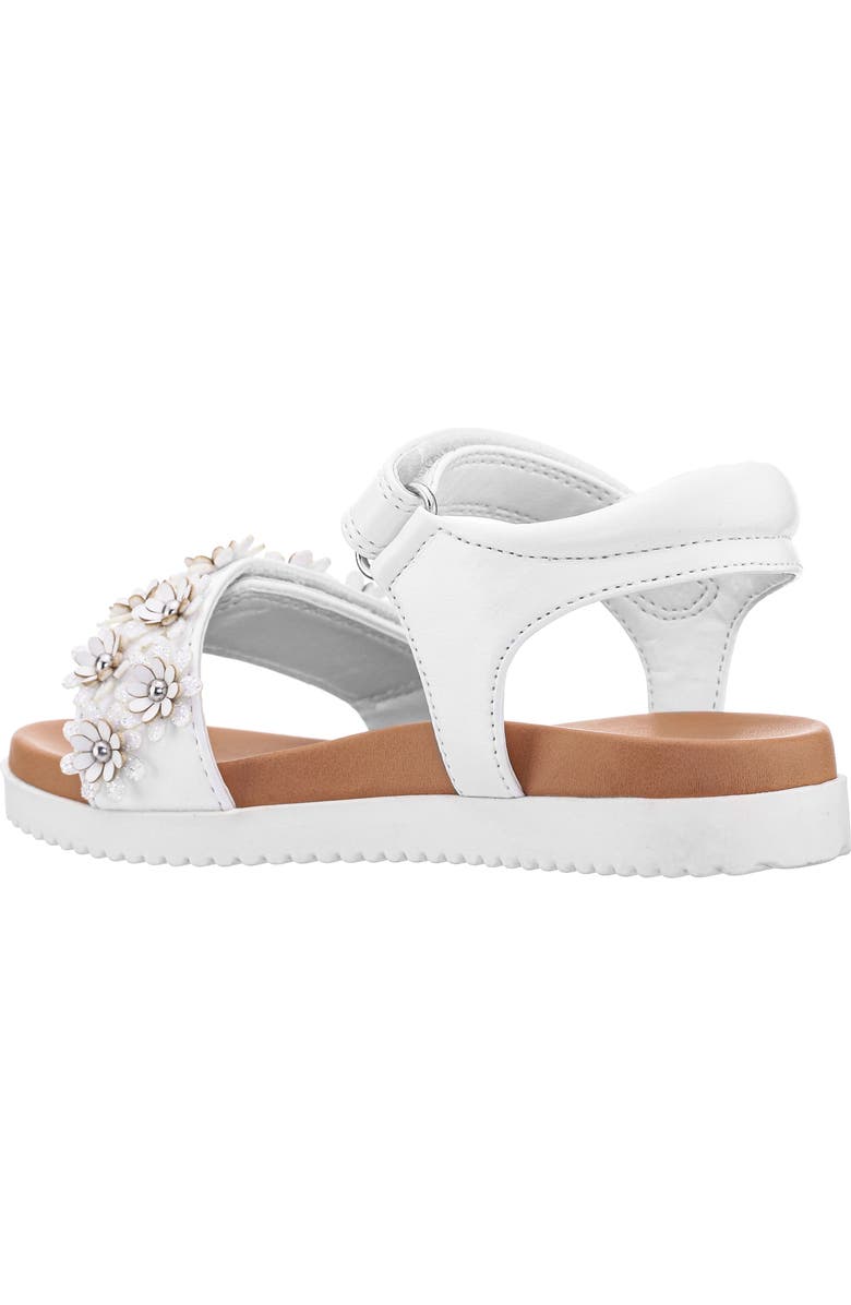 Nina Kids' Neriah Sandal, Alternate, color, White / White Glitter