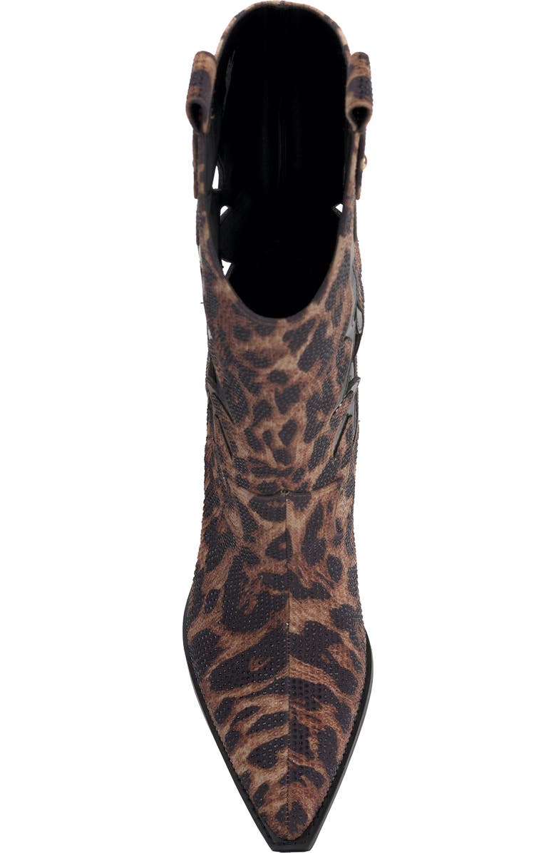 Jessica Simpson Ginika Pointed Toe Western Boot, Alternate, color, Natural Dolly Leopard