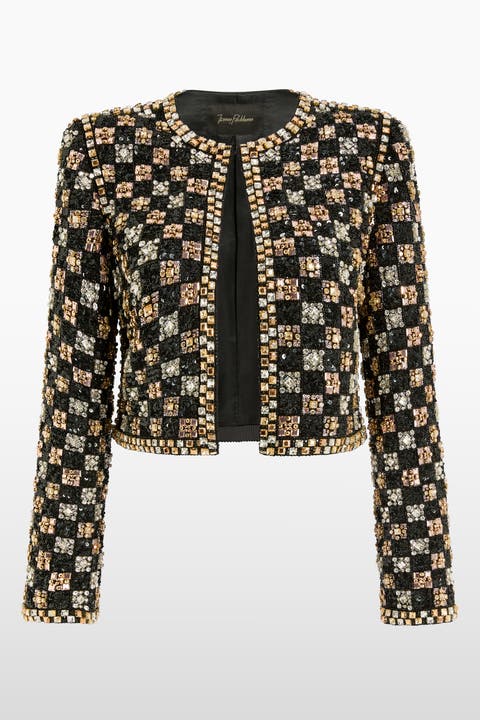 Dahlia Crystal-Embellished Jacket