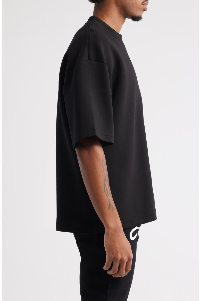 The Boxer Cotton Rib T-Shirt, Alternate, color, BLACK