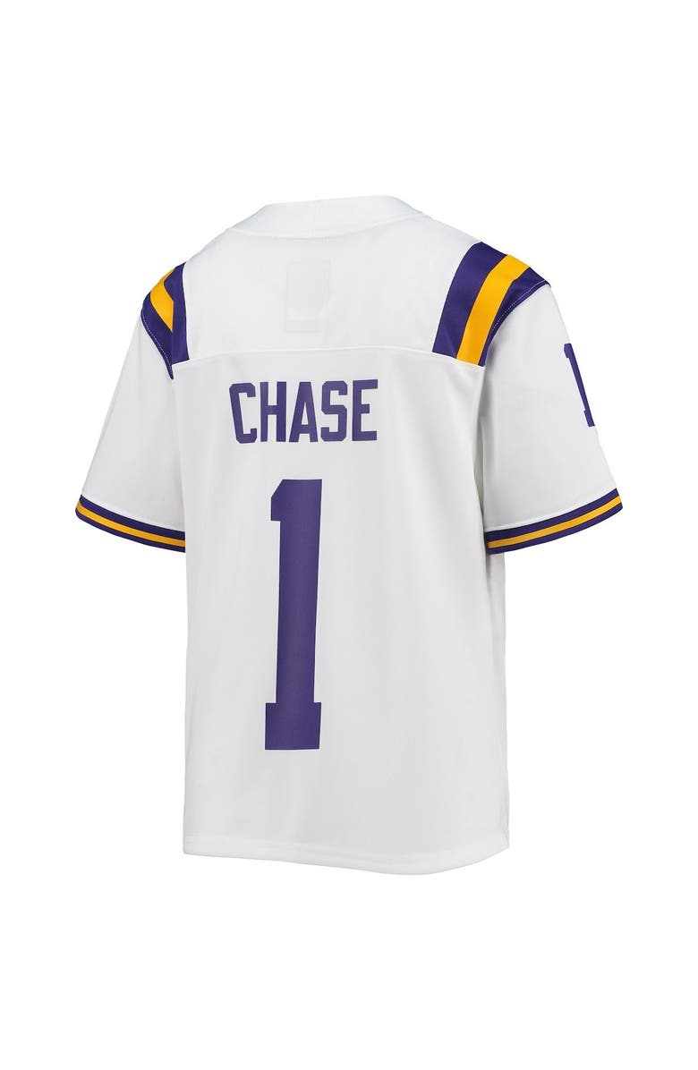 Nike Youth Nike Ja'Marr Chase White LSU Tigers Alumni Jersey, Alternate, color,