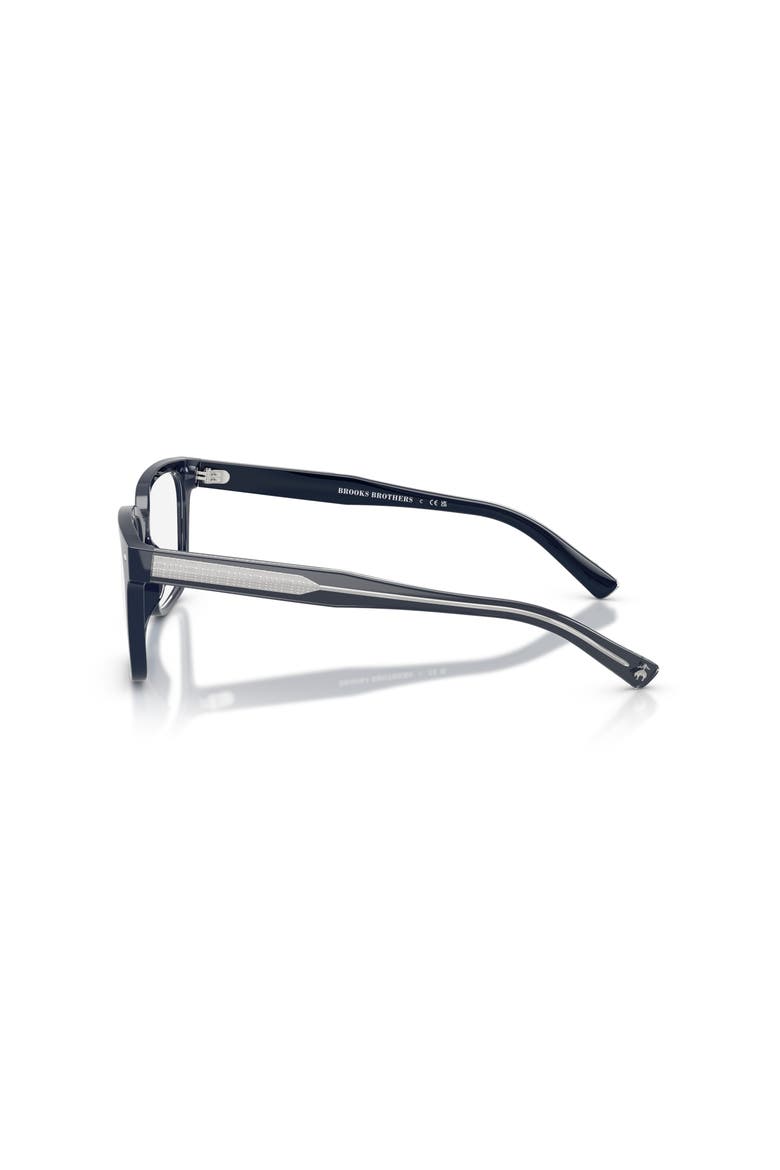 56mm Rectangle optical glasses, Alternate, color, Blue