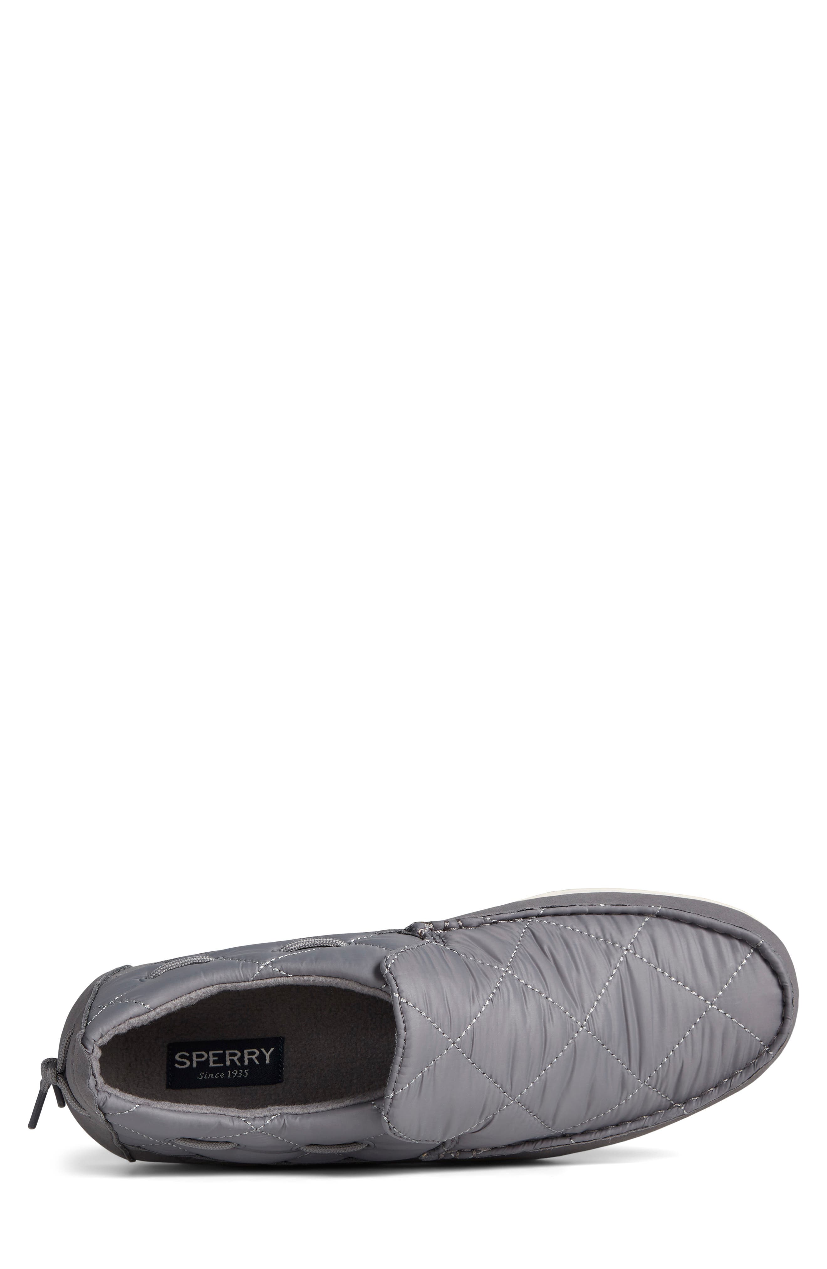 Moc-Sider Slip-On Sneaker, Alternate, color, GREY
