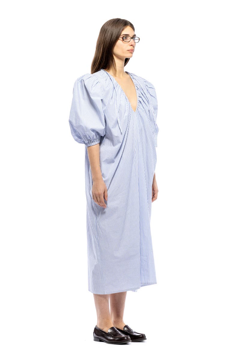 Toit Volant Yvonne Dress, Alternate, color, Blue & White Stripes