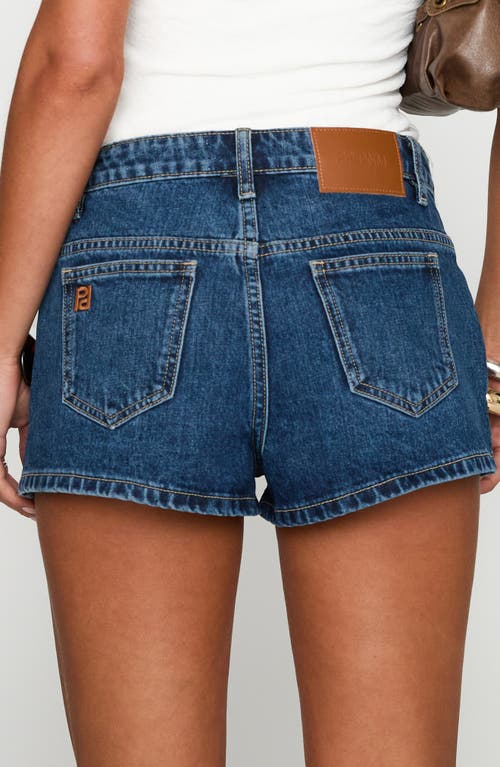 Princess Polly Dreamful Denim Shorts In Blue
