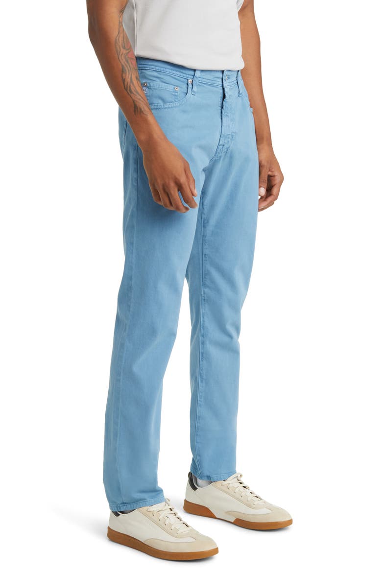 Tellis Stretch Sateen Modern Slim Pants (Nordstrom Exclusive), Alternate, color, SULFUR CLEAR SKIES