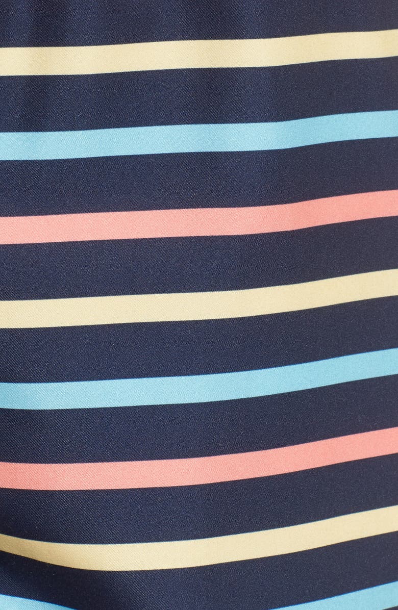 Trunks Surf & Swim Co. Retro Stripe Sano Swim Trunks, Alternate, color,