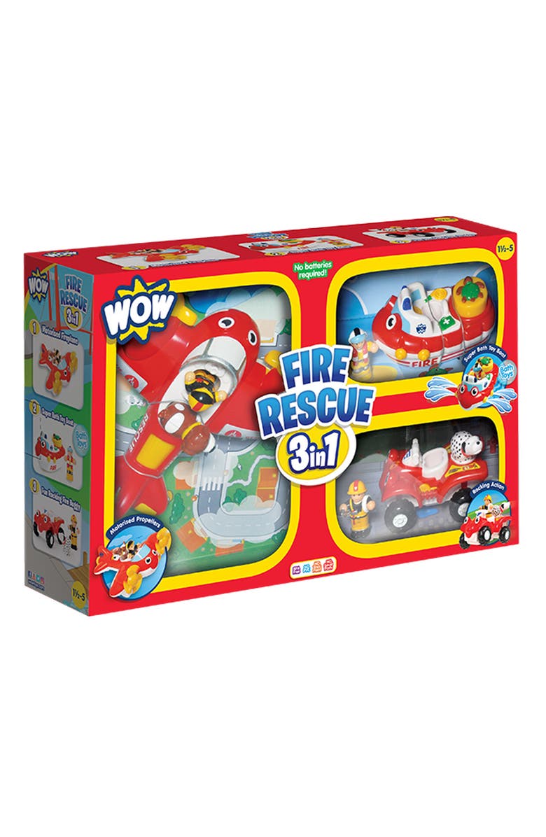 Wow Toys 3-in-1 Fire Rescue Playset, Alternate, color, 