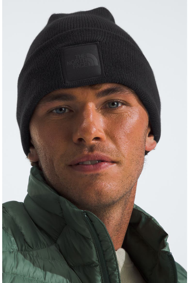 Big Box Logo Beanie, Alternate, color, TNF BLACK TNF BLACK