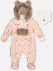 Deux par Deux One Piece Adapted For Car Seats Snowsuit