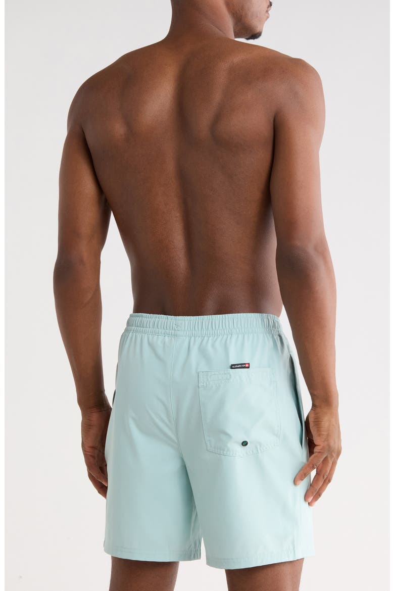 Tour Logo Volley Swim Trunks, Alternate, color, BLUE HAZE