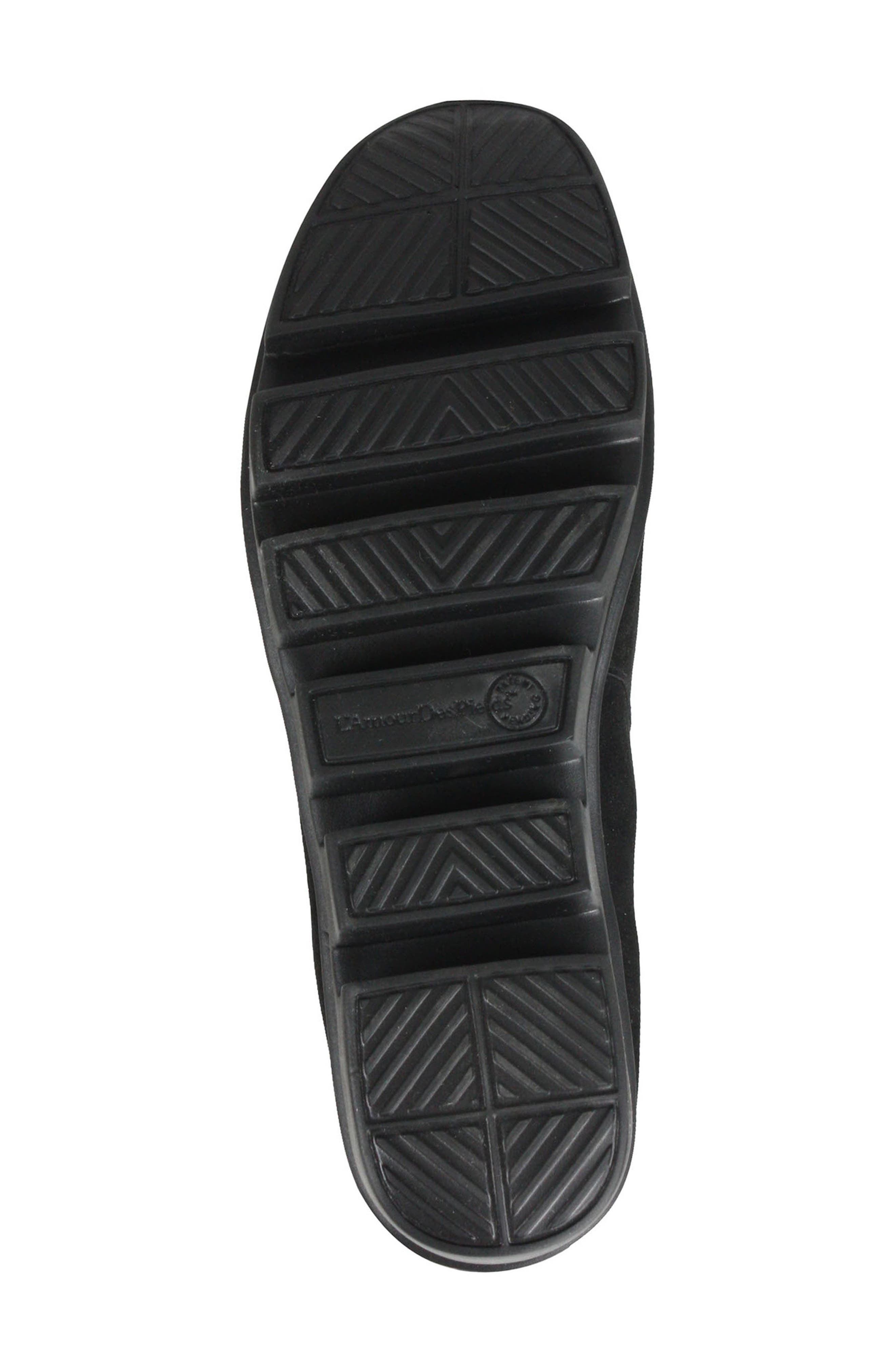 L'Amour des Pieds Hadirat Boot, Alternate, color, Black Weathered Leather