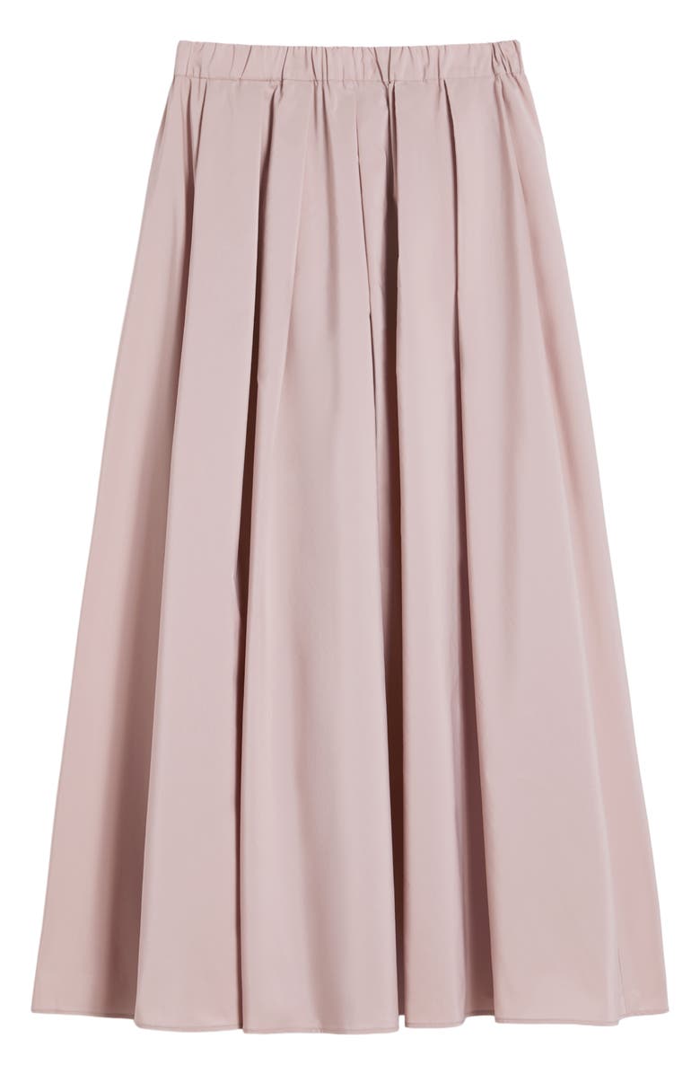 Weekend Max Mara Curvato A-Line Woven Skirt, Alternate, color, Antique Rose